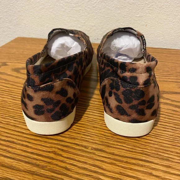 Charlie Paige Leopard Print Canvas Ballet Shoes - Picture 4 of 11